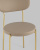 Стул Барбара экокожа бежевая золотые ножки. Фото №9
