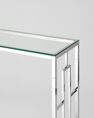 Консоль БРУКЛИН 120*40 серебро. Фото