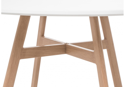 Стол Skandi 90 белый. Фото