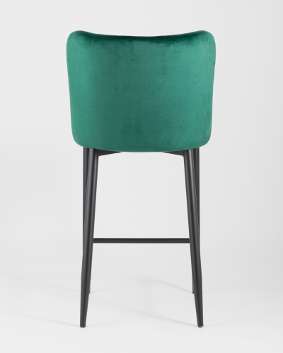 Стул полубарный Ститч велюр изумрудный. Фото №6