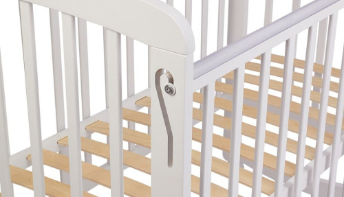 Кроватка Polini Kids Simple 304, белый. Фото №6