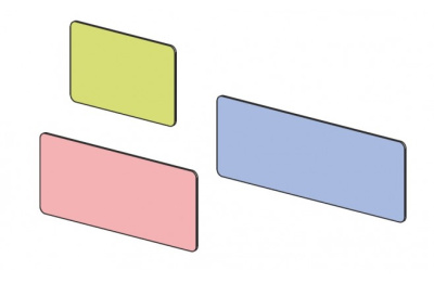 Панель настенная для кроватей Силуэт 1000 фото Панель настенная для кроватей Силуэт 1000. Фото №2