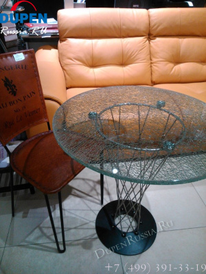 Стол журнальный RT-413 (C) 70 эффект "битое стекло" фото Стол журнальный RT-413 (C) 70 эффект "битое стекло". Фото №4