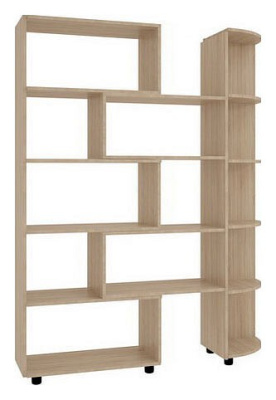 Стеллаж 2 Дуб сонома фото Стеллаж 2 Дуб сонома. Фото №2