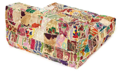 Модуль мягкий со спинкой Secret De Maison FANCY (mod. MA-101) cotton patchwork, 80х80х43см, этнический Patchwork. Фото №2