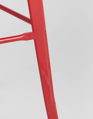 Стул барный TOLIX красный глянцевый. Фото №8
