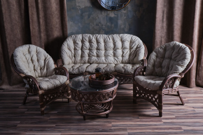 Комплект Черчилль (Рузвельт) с 3-х местным диваном. Фото