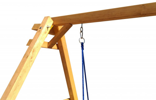 Качели детские Р911-31, коричневый. Фото №6