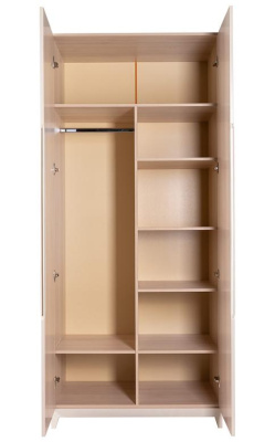 Шкаф двухстворчатый Сканди Жемчужно-белый фото Шкаф двухстворчатый Сканди Жемчужно-белый. Фото №5