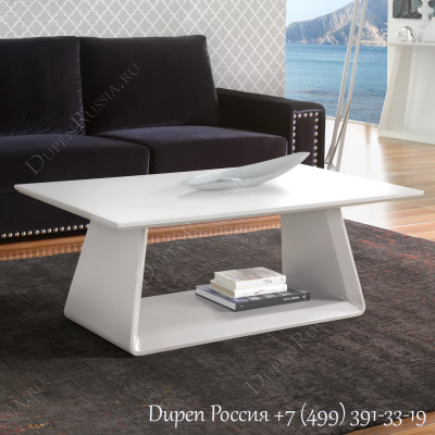 Журнальный стол DUPEN CT-222 Белый матовый фото Журнальный стол DUPEN CT-222 Белый матовый. Фото №2