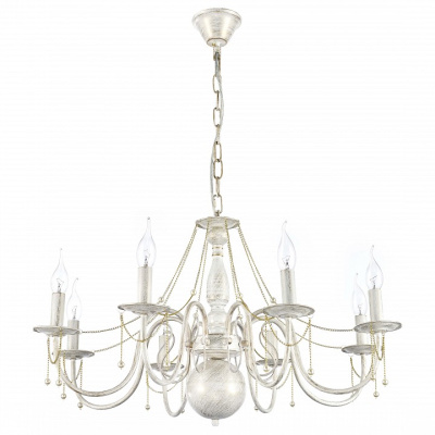 Подвесная люстра Arti Lampadari Camerino Camerino E 1.1.8 WG фото Подвесная люстра Arti Lampadari Camerino Camerino E 1.1.8 WG. Фото №2