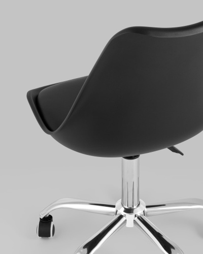 Стул офисный BLOK NEW пластиковый черный. Фото №8