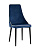 Стул Луис с кантом велюр синий