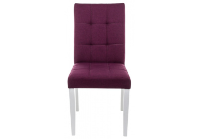 Стул деревянный Madina white / fabric purple фото Стул деревянный Madina white / fabric purple. Фото №2