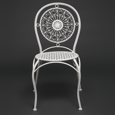 Кованый стул Secret De Maison Gloria белый фото Кованый стул Secret De Maison Gloria белый. Фото №2