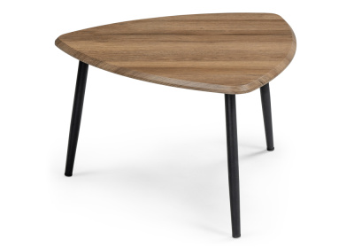 Журнальный стол, Лойс мрамор белый / дуб вотан. Фото