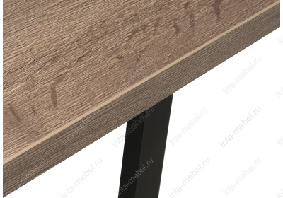 Стол деревянный Пегас дуб велингтон / черный матовый. Фото №5