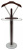 Вешалка CH-4089 дерево/хромированный металл, 48*28*108 см, Орех (Walnut) фото Вешалка CH-4089 дерево/хромированный металл, 48*28*108 см, Орех (Walnut). Фото №1