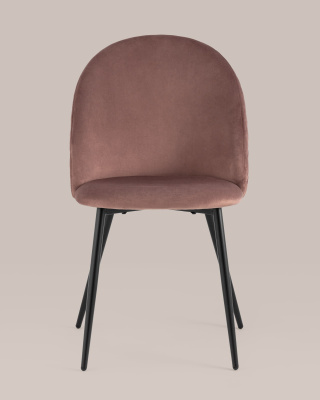 Стул Lilly велюр пыльно-розовый фото Стул Lilly велюр пыльно-розовый. Фото №5