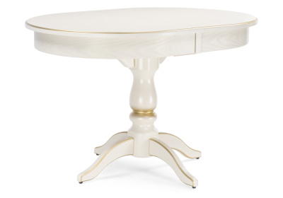 Стол деревянный Сайрус слоновая кость / золото фото Стол деревянный Сайрус слоновая кость / золото. Фото №2