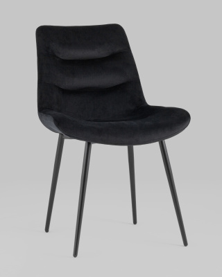 Стул Остин велюр черный фото Стул Остин велюр черный. Фото №3