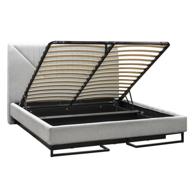 Кровать с ортопедическим основанием и ящиком 1.4 Loft Alberta Браун фото Кровать с ортопедическим основанием и ящиком 1.4 Loft Alberta Браун. Фото №5