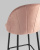 Стул полубарный Логан велюр пыльно-розовый. Фото №8