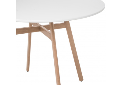 Стол Skandi 90 белый. Фото