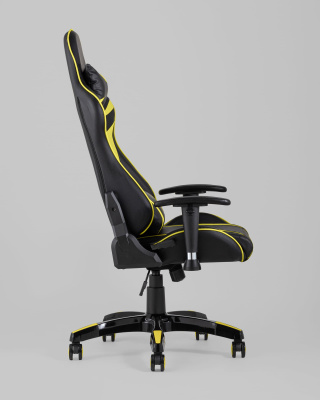 Кресло игровое TopChairs Corvette желтое фото Кресло игровое TopChairs Corvette желтое. Фото №4