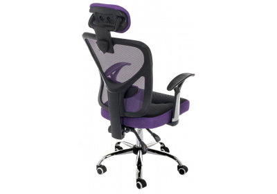 Компьютерное кресло Lody 1 фиолетовое / черное. Фото