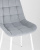 Стул Флекс велюр светло-серый белые ножки. Фото №9