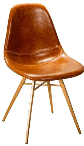 Стул складной ДЖОН металлик, желтый. Фото №1