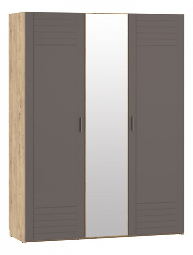 Шкаф комбинированный Livorno НМ 013.57  Софт Графит, Дуб бунратти. Фото №1