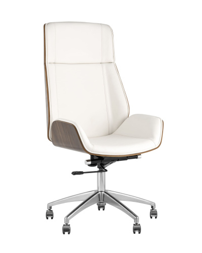 Кресло руководителя TopChairs Crown бежевое. Фото №2