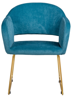 Кресло Oscar Блю/ЛинкЗолот фото Кресло Oscar Блю/ЛинкЗолот. Фото №5